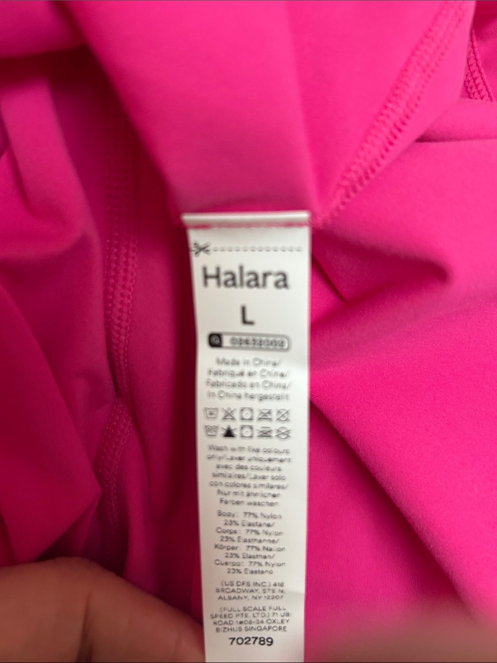 HALARA Bright Pink Double-Strap Athletic Dress - Picture 5 of 5